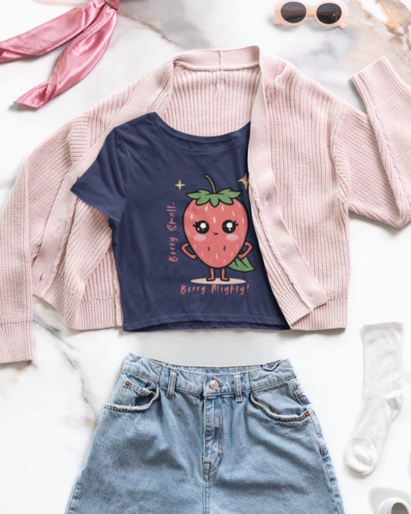 Crop Top – Berry Small Berry Mighty